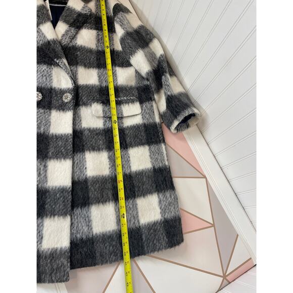 NWT J. Crew Sold Out Relaxed Topcoat Italian Brushed Buffalo Ccheck Size XL - Picture 7 of 9